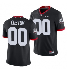 Georgia Bulldogs Custom Black College Football Men'S Jersey Georgia Bulldogs Custom Black College Football Men'S Jersey