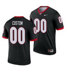 Georgia Bulldogs Custom Black Legend Men'S Jersey Georgia Bulldogs Custom Black Legend Men'S Jersey