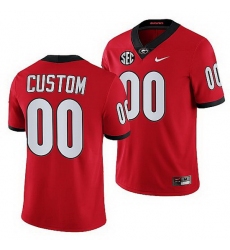 Georgia Bulldogs Custom Red College Football Game Jersey Georgia Bulldogs Custom Red College Football Game Jersey