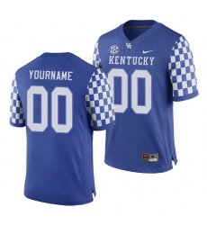 Kentucky Wildcats Custom Royal College Football Men'S Jersey Kentucky Wildcats Custom Royal College Football Men'S Jersey