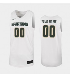 Michigan State Spartans Custom White Replica Men'S Jersey Michigan State Spartans Custom White Replica Men'S Jersey