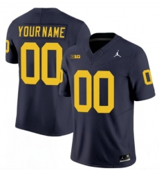 Men Michigan Wolverines ACTIVE PLAYER Custom Navy 2024 F U S E  Stitched Jersey Men Michigan Wolverines ACTIVE PLAYER Custom Navy 2024 F U S E  Stitched Jersey