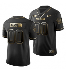 Michigan Wolverines Custom Black College Football Men'S Jersey Michigan Wolverines Custom Black College Football Men'S Jersey
