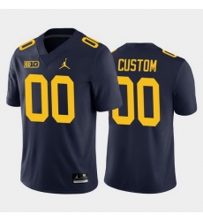 Michigan Wolverines Custom Navy Home Men'S Jersey Michigan Wolverines Custom Navy Home Men'S Jersey