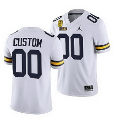 Michigan Wolverines Custom White Tm 42 Patch Honor Tate Myre Jersey Michigan Wolverines Custom White Tm 42 Patch Honor Tate Myre Jersey