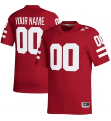 Men adidas Scarlet Nebraska Huskers Red Custom Football Stitched Jersey Men adidas Scarlet Nebraska Huskers Red Custom Football Stitched Jersey