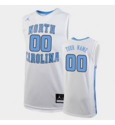 North Carolina Tar Heels Custom White Replica College Basketball Jersey North Carolina Tar Heels Custom White Replica College Basketball Jersey