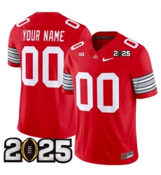 Men Ohio State Buckeyes Active Player Custom Red 2025 CFP Final Patch F U S E  Vapor Limited Stitched Football Jersey Men Ohio State Buckeyes Active Player Custom Red 2025 CFP Final Patch F U S E  Vapor Limited Stitched Football Jersey