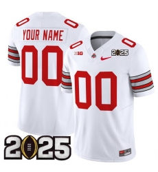 Men Ohio State Buckeyes Active Player Custom White 2025 CFP Final Patch F U S E  Vapor Limited Stitched Football Jersey Men Ohio State Buckeyes Active Player Custom White 2025 CFP Final Patch F U S E  Vapor Limited Stitched Football Jersey