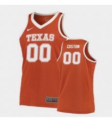 Texas Longhorns Custom Orange Road College Basketball Jersey Texas Longhorns Custom Orange Road College Basketball Jersey