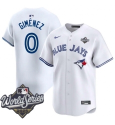 Men Toronto Blue Jays 0 Andres Gimenez Cool Base Stitched Baseball Jersey White Men Toronto Blue Jays 0 Andres Gimenez Cool Base Stitched Baseball Jersey White