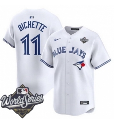 Men Toronto Blue Jays 11 Bo Bichette White 2024 Home Limited Stitched Baseball Jersey Men Toronto Blue Jays 11 Bo Bichette White 2024 Home Limited Stitched Baseball Jersey