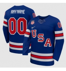 Men USA Active Player Custom Blue 2026 Stitched Jersey