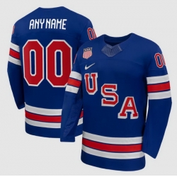 Men USA Active Player Custom Blue 2026 Stitched Jersey
