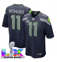 Men Women Youth Seattle Seahawks #11 Jaxon Smith-Njigba 2025 2026 Super Bowl LX F U S E Stitched NFL Jersey Blue Men Women Youth Seattle Seahawks #11 Jaxon Smith-Njigba 2025 2026 Super Bowl LX F U S E Stitched NFL Jersey Blue