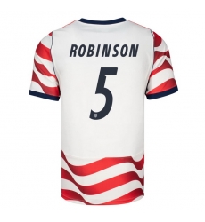 USA 2026 FIFA World Cup Soccer White Jersey Set ( Have Shorts ) Antonee Robinson #5