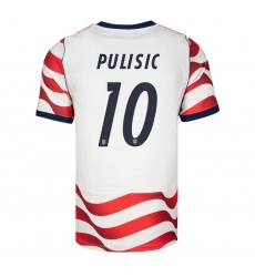 USA 2026 FIFA World Cup Soccer White Jersey Set ( Have Shorts ) Christian Pulisic #10